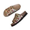 Niche versatile thick-soled cherry half slippers women's matte one-word slippers round head soft bottom cool slippers