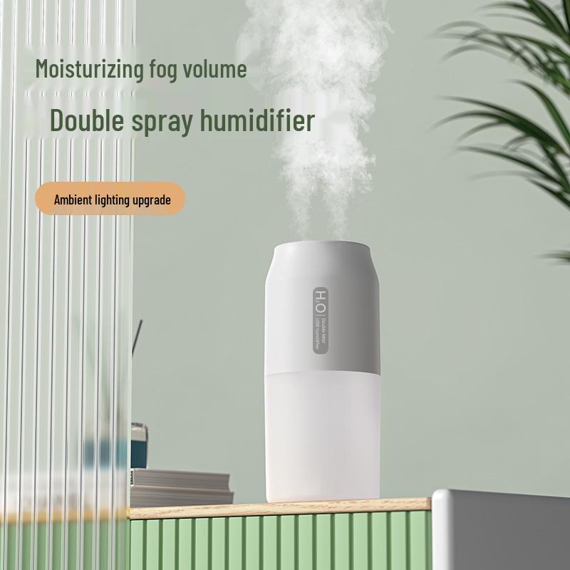 2025 Portable Double Spray USB Wireless Humidifier & Aromatherapy Air Purifier