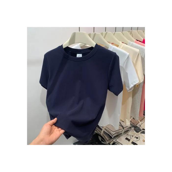 A6 High-Stretch Slim Fit T-Shirt, 92% Cotton, 8% Spandex