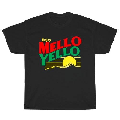 Enjoy Mello Yello Logo American Men s T-Shirt Funny Size S to 5XL 3XL