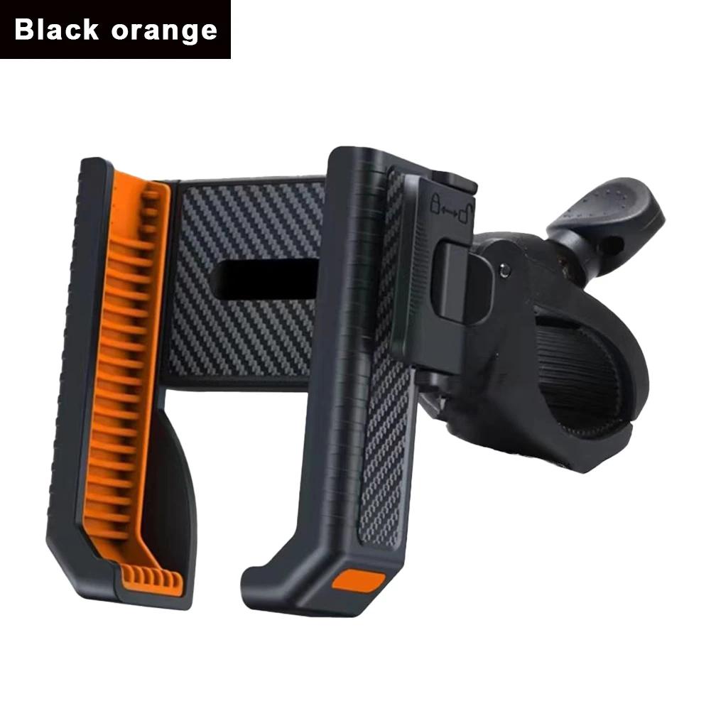 

Bicycle Motorcycle Handlebar Mobile Phone Mount Clip Bike Phone Holder Stand GPS Support Shockproof Bracket For 4.5-7.0” Phones