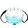 Transparent Water Ball: Inflatable, Weighted Fitness Ball with Handle for Exercise and Weightlifting