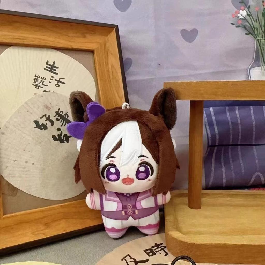 10cm Tokai Teio Peluche Mini Anime Pretty Derby Portachiavi Ciondolo Peluche Special Week Bambola di Peluche Regalo di Compleanno