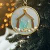 Clear Angel Figurine Hanging Decors Durable Acrylic Christmas Trees Ornament With Secure Hanging Loop