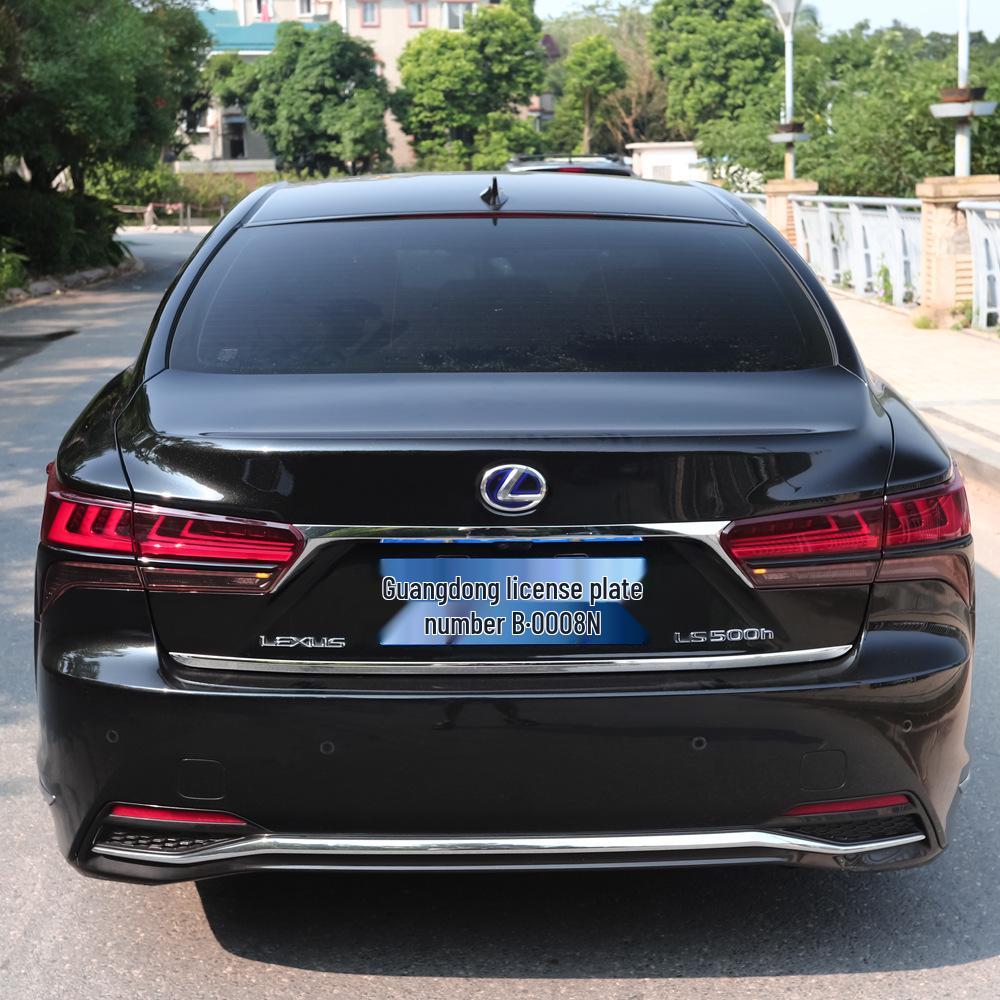 2018-2025 Lexus LS500h Tailgate & Trunk Trim Stainless Steel Mod.