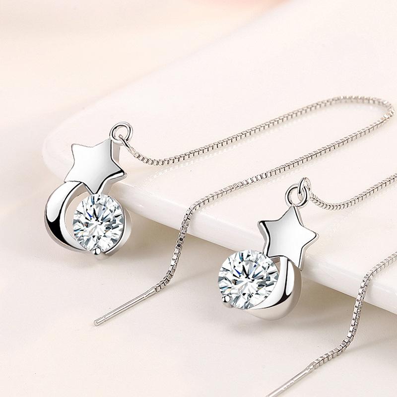 Lindon Kupferlegierung Zirkon Ohrringe Tropfen Ohrringe für Frauen Hochzeit Party Geschenke