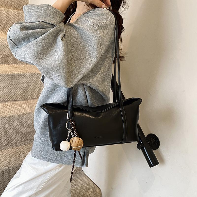 Bags Women'S Trendy Retro Portable Commuter Bags Simple Large-Capacity Shoulder Bags Underarm Bags