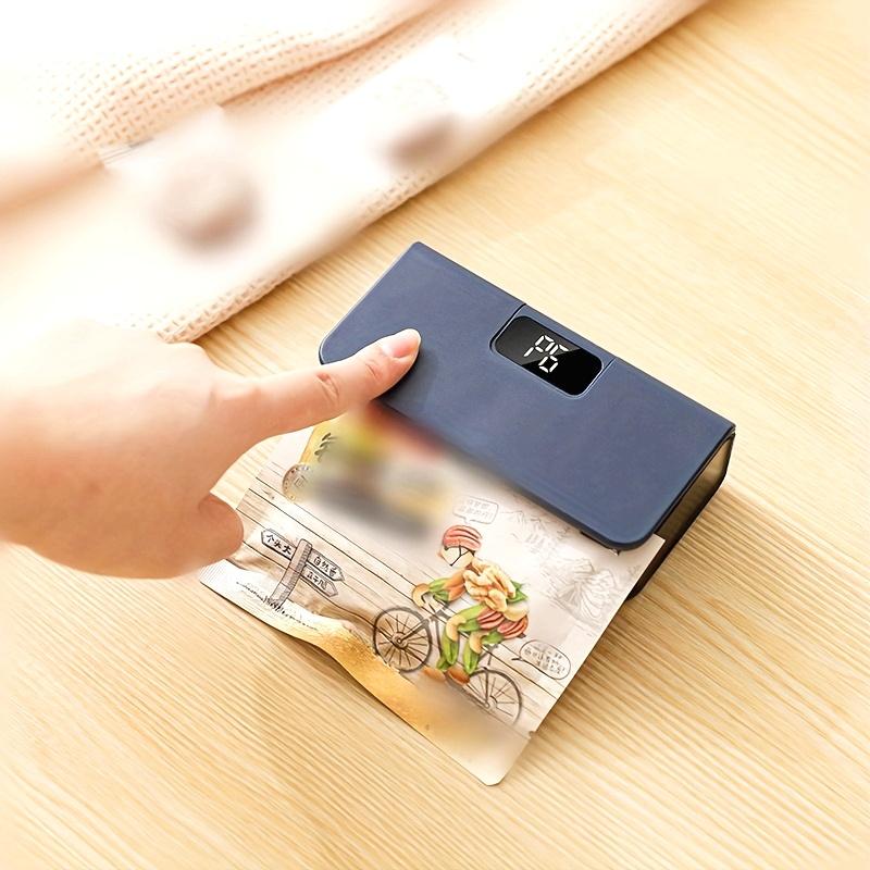 Compact Portable Mini Sealing Machine with 6 Adjustable Settings, USB Rechargeable,Fast Seal for Snack Bags, Moisture-Proof and Odor-Resistant