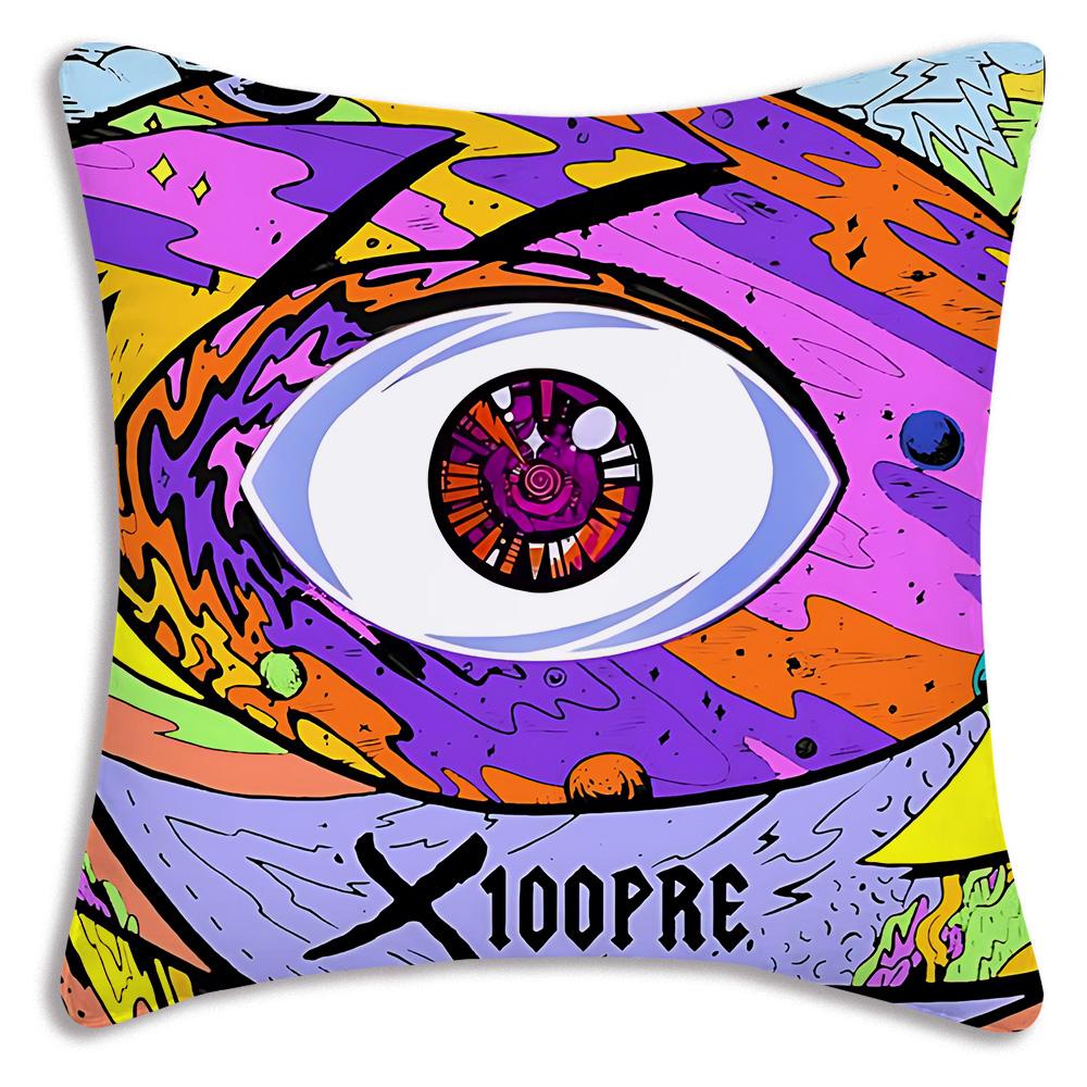 Fashion B-Bads B-Bunnys Art Pillow Covers Cartoon Sofa Decorative Home Double-sided Printing Short Plush Cute Cushion Cover