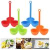 Practical Egg Holder Cup 3 Holes Drainage Design Boiling Eggs