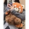 25/35cm Cute Raccoon Panda Plush Toys Cute Soft Stuffed Pillow Simulation Forest Animals Plush Toys for Kids Gift