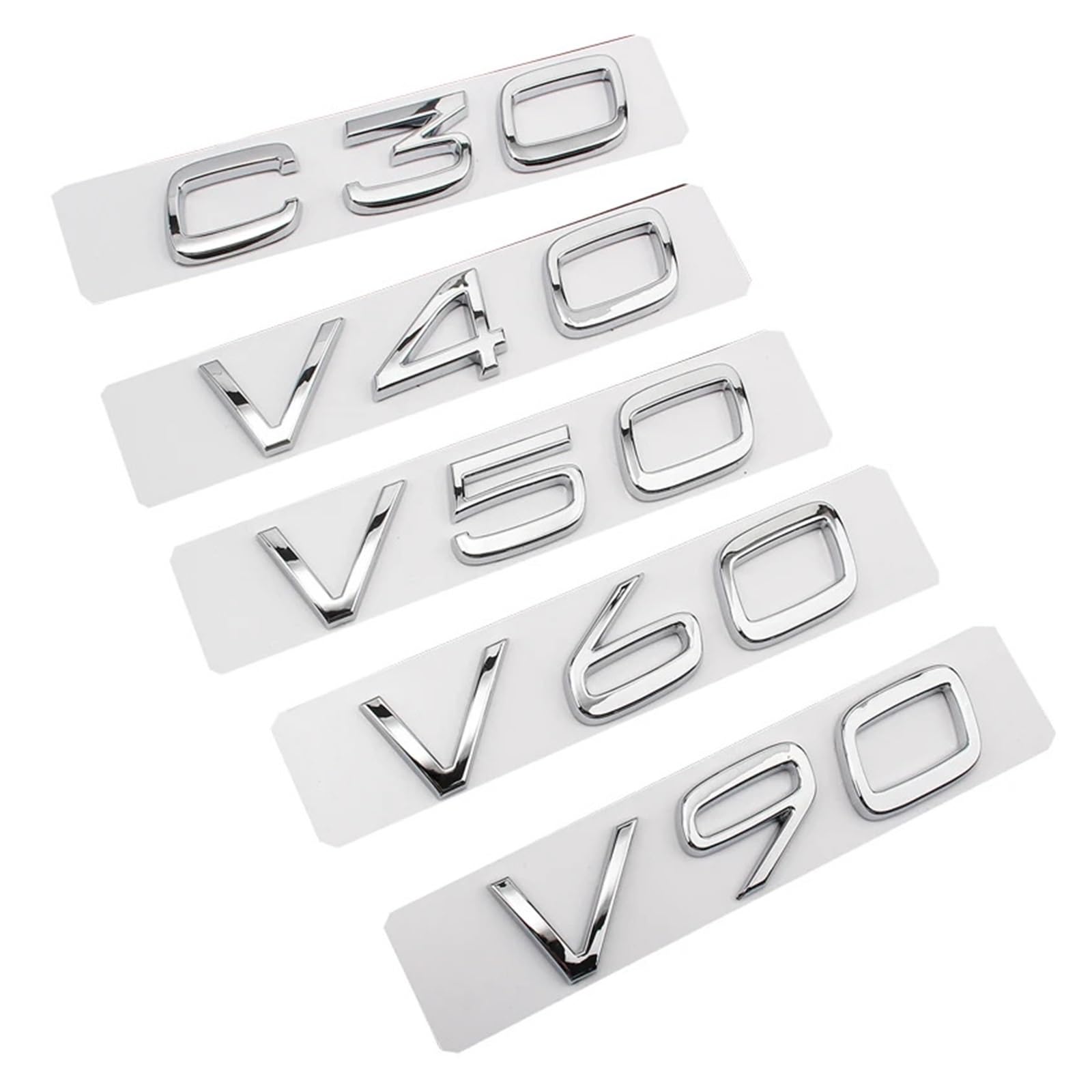 ALMVIS Car ABS Rear Trunk Letter Word Logo Badge Emblem C50