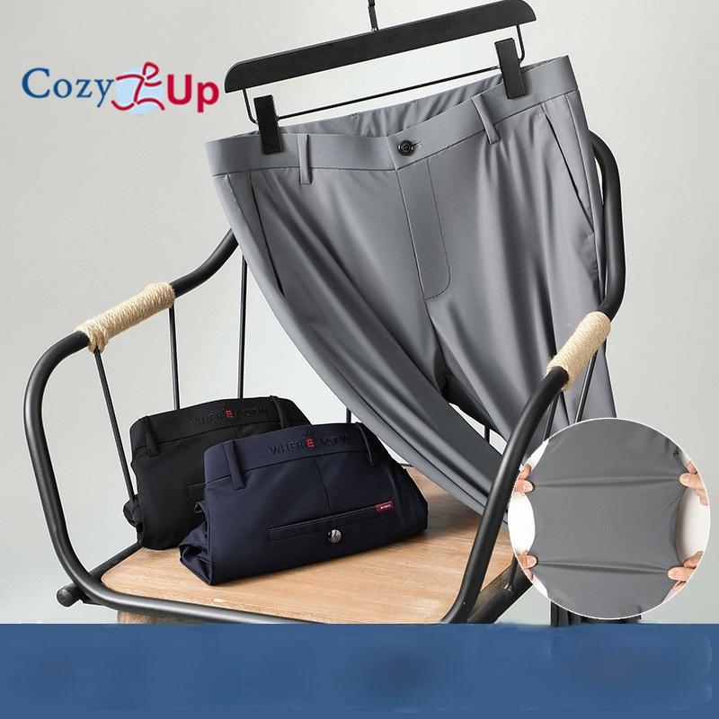 Уютные высокоэластичные повседневные брюки с вышивкой — фото 6