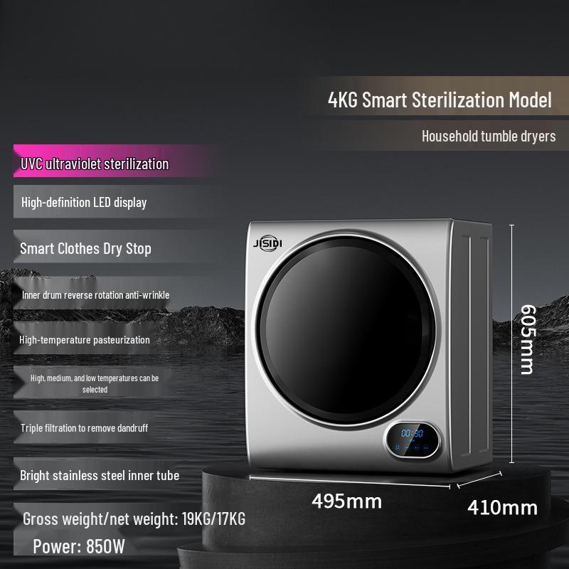 German Heat Pump Clothes Dryer - Large Capacity, Ideal for Home & Hotel Use.