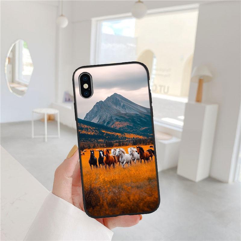 FM22 Fine Horse Phone Case for Samsung Galaxy A11 A12 A13 A15 A52S A53 A55 A56 A70 A71 A72 A73 F06 F16 F56 S10 Plus S10e