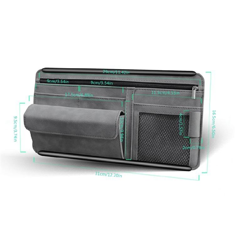 Eyeglasses Organizer Protective Box Car Accessories for Car Suede ABS