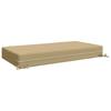 Seat Cushion SOEST 100percent  Polyester Beige 120 x 60 x 15 cm