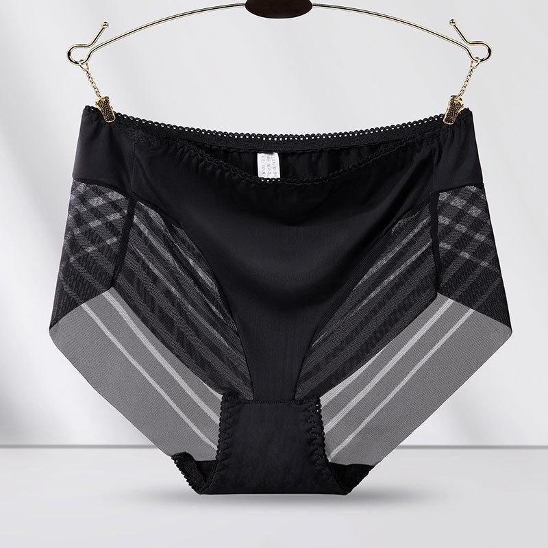 

90-300 кг Плюс Размер Женское Сексуальное Кружевное Полое Бесшовное Дышащее Нижнее Белье 4XL