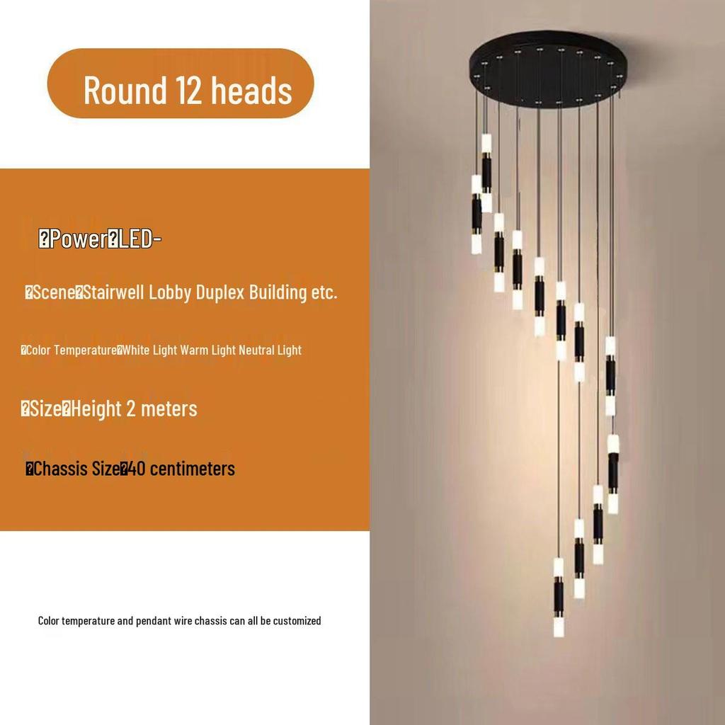 Minimalist Long Line Pendant Light for Living Room, Bedroom, Staircase, and Restaurant - 2025 Design