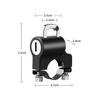 Motorcycle Helmet Lock Alloy Anti-Theft Fixed Lock Multifunction Motorcross Bicycle Storage Holder Bracket Hook Moto