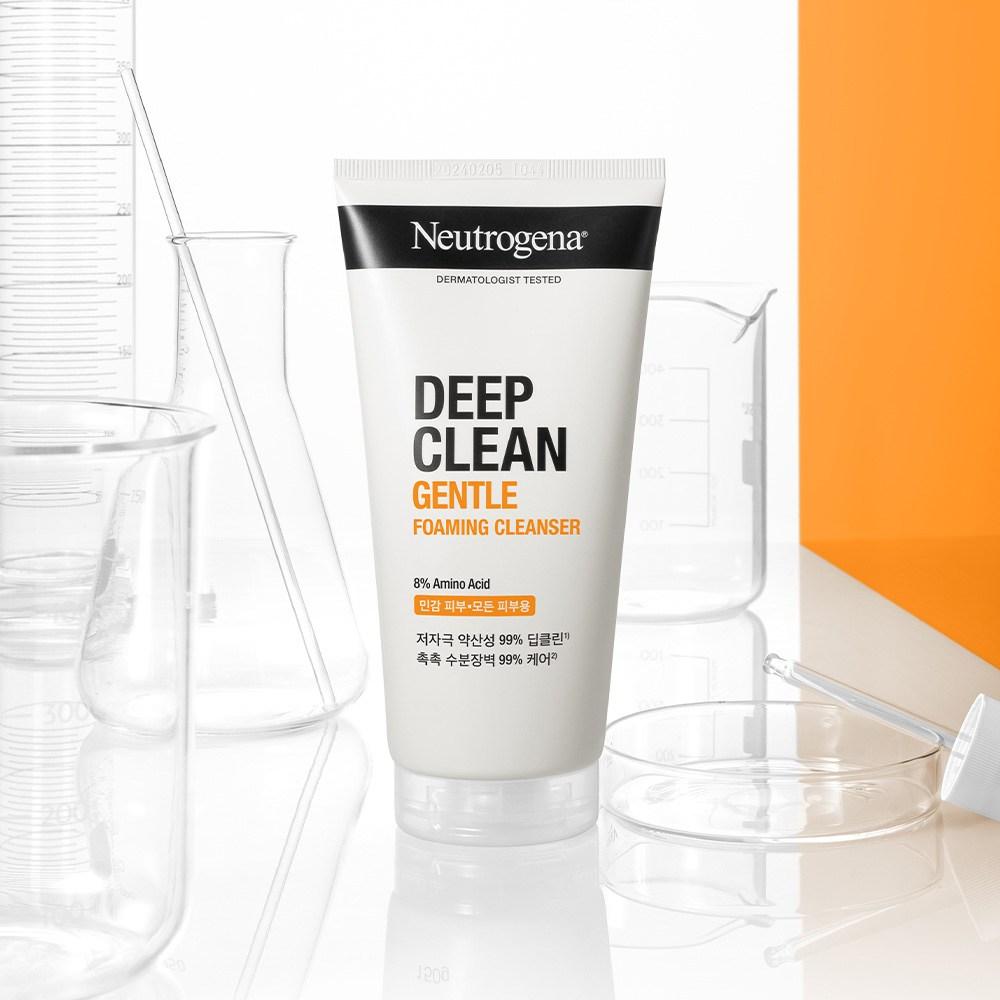 Neutrogena Deep Clean Mildly Acidic Gentle Foaming Cleanser, 100g, 2 Units