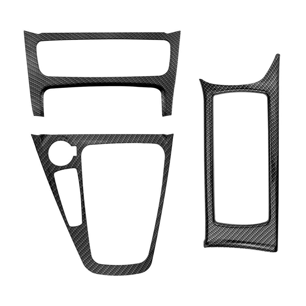 For Ford Focus 3 MK3 2015 - 2018 LHD Center Console Stickers Gear Shift Panel Cover Water Cup Holder Interior Sticker Trim