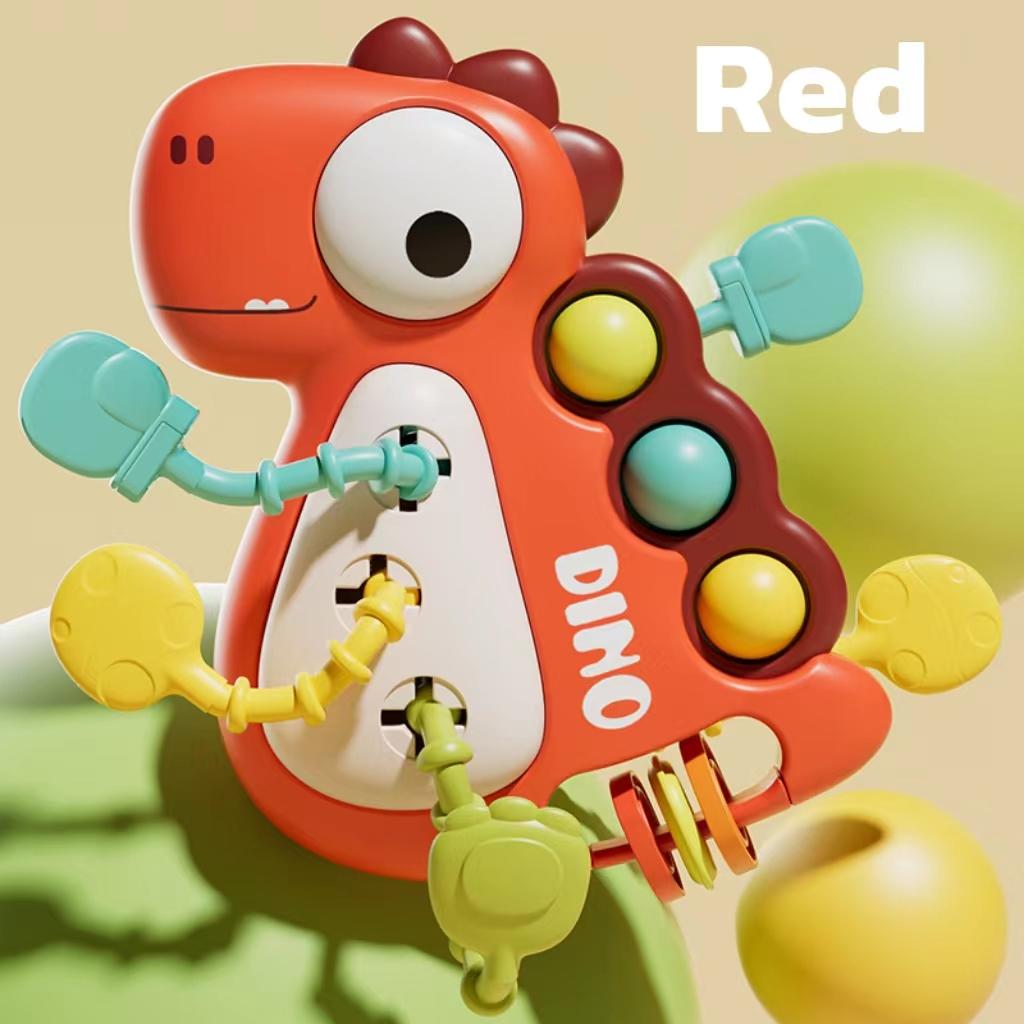 High-Quality Dinosaur High-Quality Pull High-Quality String High-Quality Sensory High-Quality Awakening High-Quality Rattle High-Quality Training красный