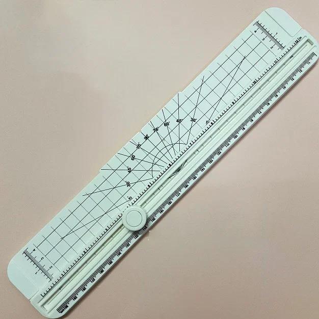 Řezačka papíru A4, řezací gilotina s výsuvným pravítkem pro řezačky fotografií, scrapbooking, lehká řezací podložka