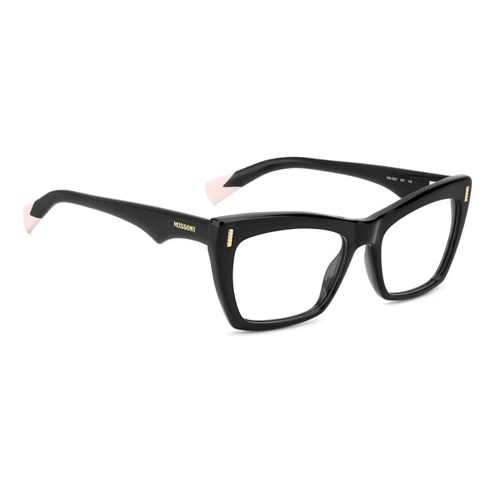 Lunettes de Vue MISSONI MIS 0207 53/17/145 807 BLACK ACETATE FRAMES WOMAN MISSONI MIS 0207 BLACK Optical frames 53