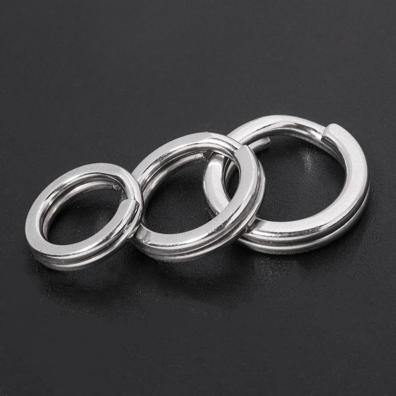 Louleur 316 Stainless Steel Keyring Split Ring Key Ring For Key Chain Keychain Diy Jewelry Making Sleutelhanger Key Rings