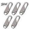 Metal Zipper Tabs 5/20Pcs Pull Replacement, Detachable Tab, Luggage Repair Accessories Universal Zip Puller for Backpacks Jackets Clothing Tab