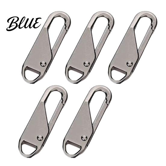 Metal Zipper Tabs 5/20Pcs Pull Replacement, Detachable Tab, Luggage Repair Accessories Universal Zip Puller for Backpacks Jackets Clothing Tab