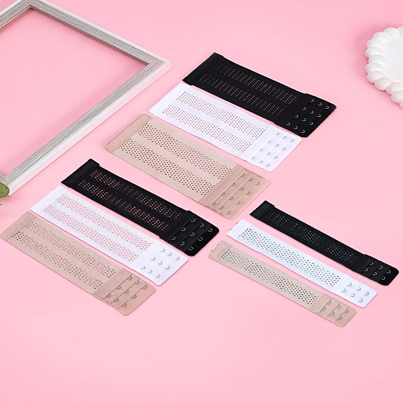 3Pcs Extended, Elastic Three-row Hook-eye Bra Extension Strap