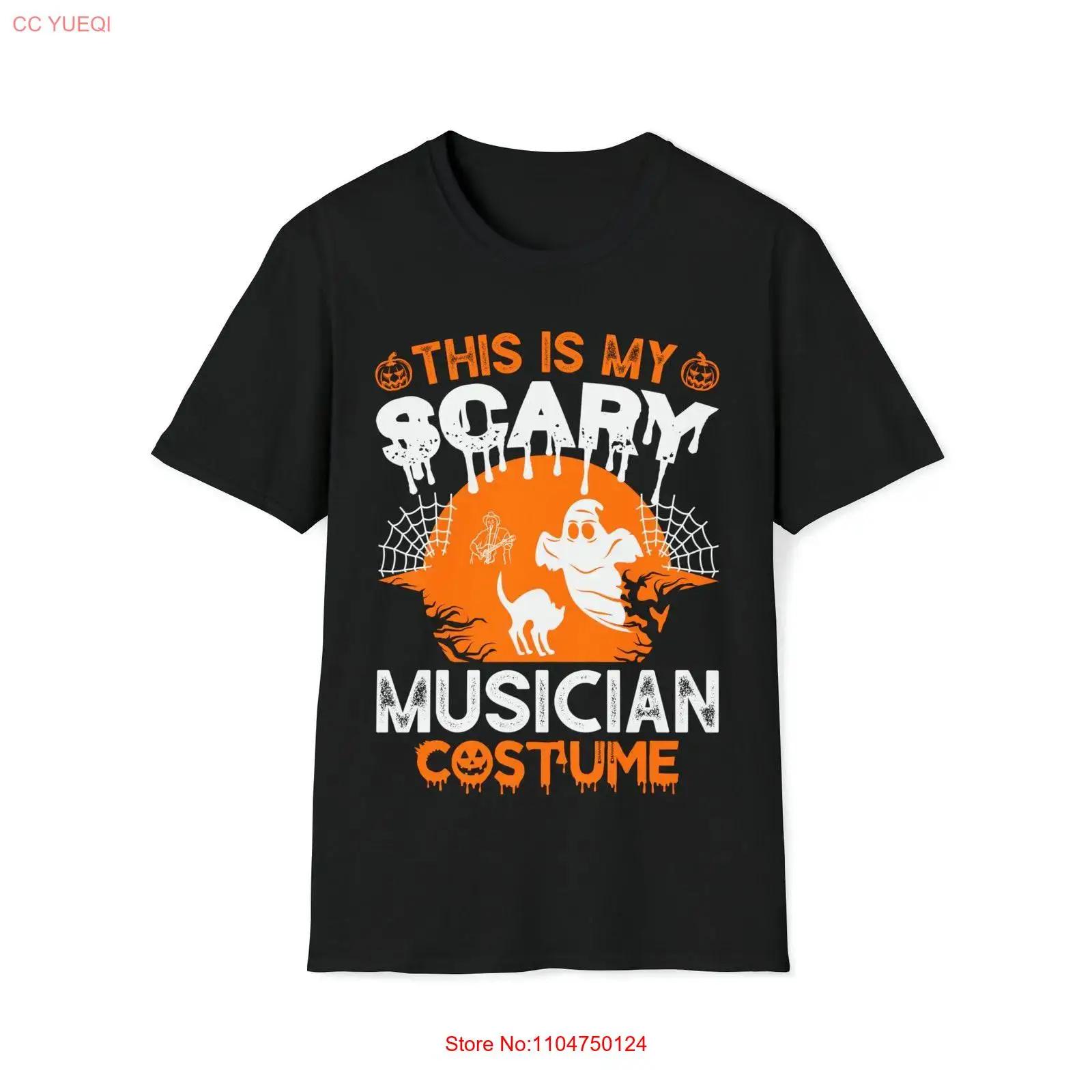 

Scary musician T Shirt Halloween Pumpkin vintage Washed Stretched Breathable Soft Slightly Casual homme Stylish Versatile 5XL різнокольоровий