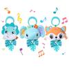 Non-Toxic Baby Toy Cartoon Animal Stuffed Hanging Rattle Toys Baby Bed Crib Car Seat Travel Stroller Soft Plush Toys With Wind Chimes Gift