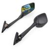 2pcs Universal Motorcycle Carbon Side Mirror For NMAX/R25/XMAX/ADV/PCX/Aerox/Click