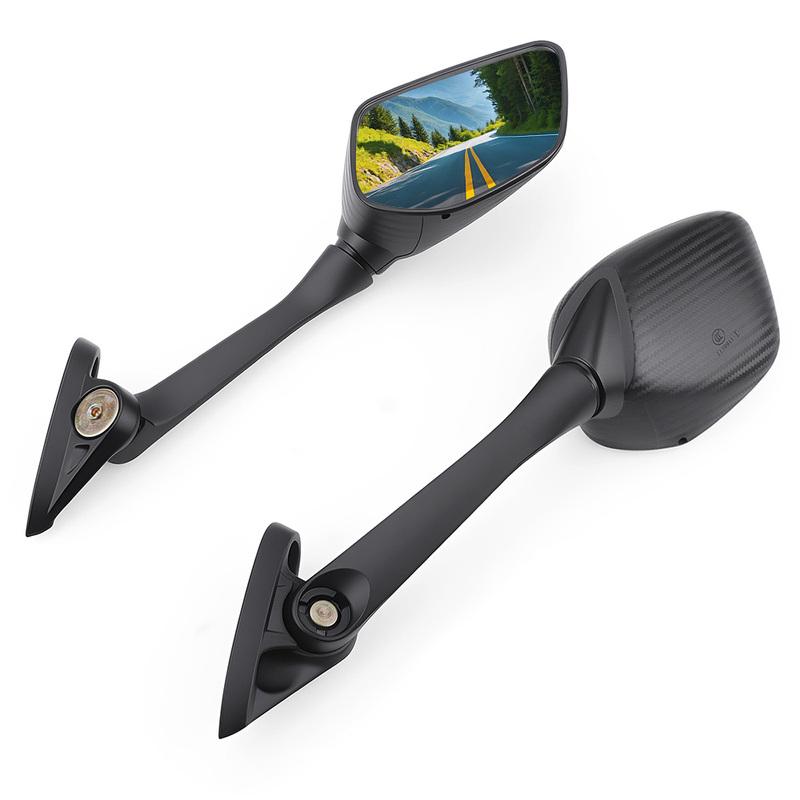 2pcs Universal Motorcycle Carbon Side Mirror For NMAX/R25/XMAX/ADV/PCX/Aerox/Click