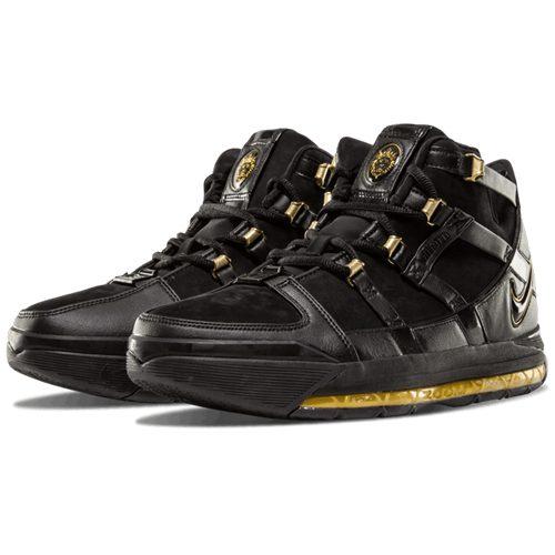 Nike LeBron 3 Black Gold 2018 AO2434-001
