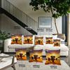 African elephant Cushion Cover Inches Farmhouse Decor Home Throw Pillow Covers For Couch Decorations