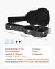 Acoustic Guitar Hard Case 43.31 In With Lock And Keys for Acoustic Guitar