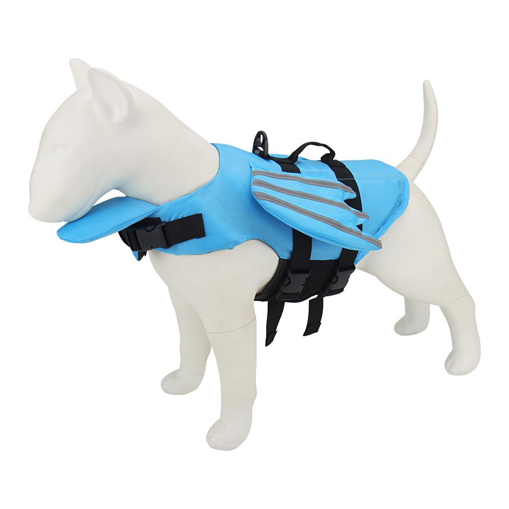 Reflective Wing Dog Life Jacket Pet Swim Vest with Handle for Small Medium Large Dog Swimwear Pet Clothes