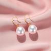 Shell Beads Long Earrings Simulation Freshwater Pearl Ear Hook Simple Drop Earrings  Female