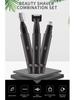 Rechargeable Multi-Functional Type-C Men's Grooming Kit: 3-in-1 Electric Nose Hair Trimmer