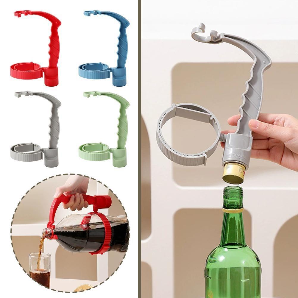 Beverage Handle Soda Water Beverage Bottle Plastic Handle Cola Handheld Pouring