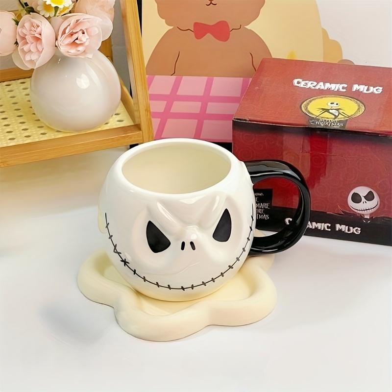 Nightmare Before Christmas Jack Skellington Ceramic Mug , Official Cup with Nightmare Before Christmas Design, for Hot Cocoa, Coffee, or Decor