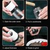 Salt And Pepper Grinder Set Of 2, Refillable Ceramic Grinder with Adjustable Coarseness, Glass Body, Freshness Locking Lid