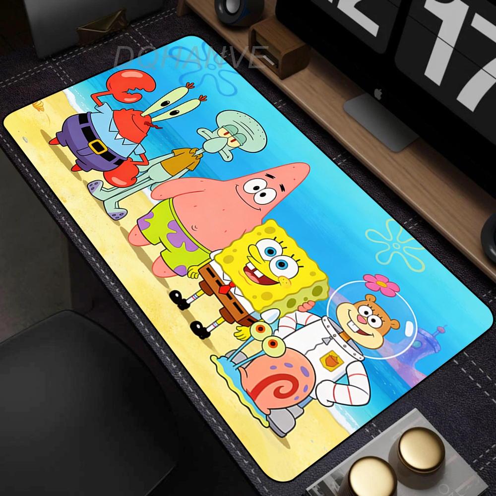 XXL Mousepad Large Size SpongeBob SquarePants Patrick Star Printed Mouse Pad Keyboard Table Pads Student Deskpad Writing Mat