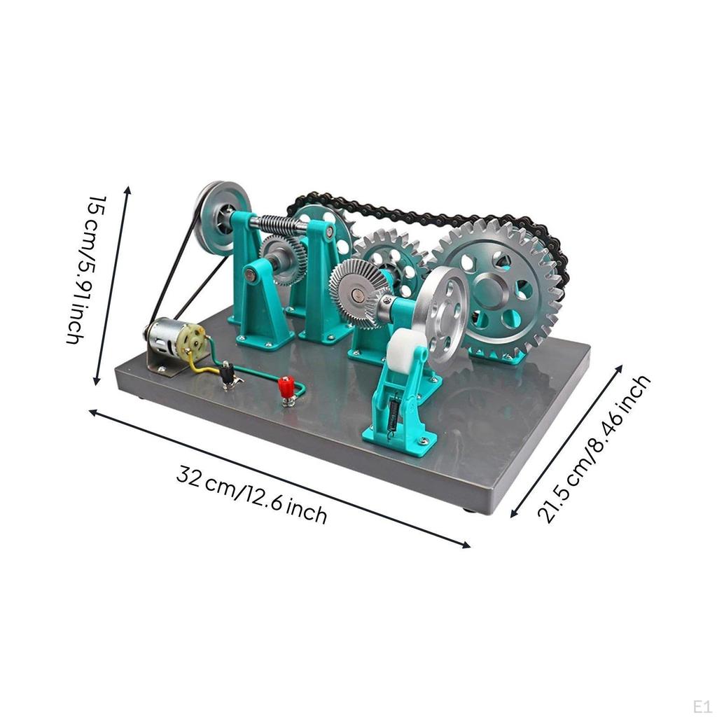 Gear Drives Model Visual Demonstration Chain Drive Handson Learning Mechanism