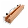 Wooden Stitching Clamp Hardwood Wood Leather Long Groove Design