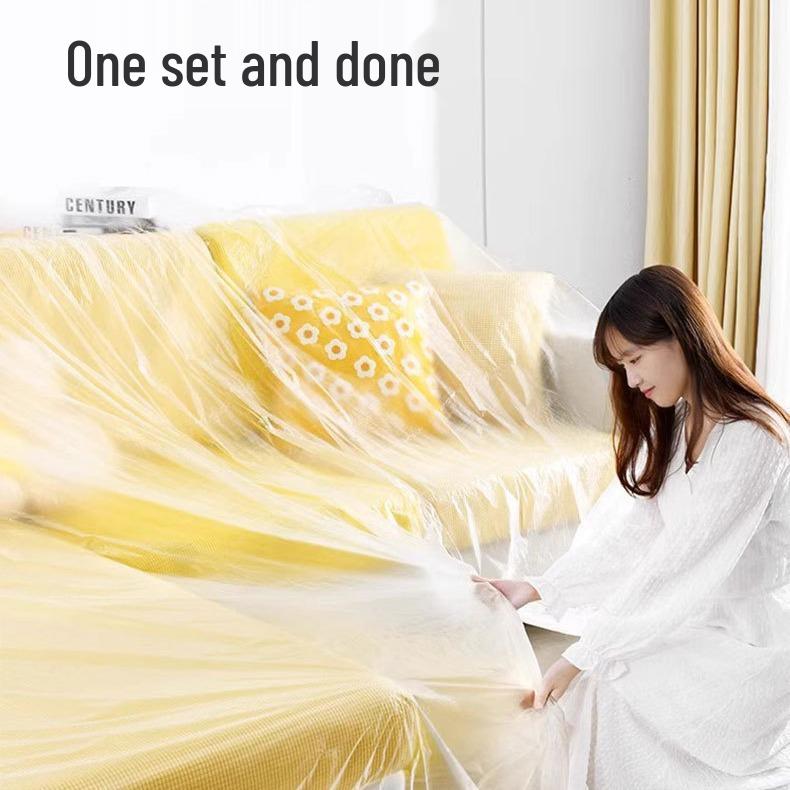 Disposable Dustproof Furniture Masking Film for Decorating & Spraying